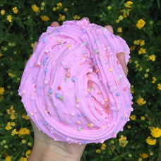 Fluffy Cotton Candy Slime (size options)